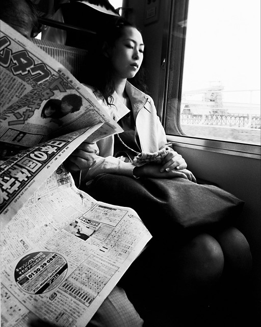 LADY ON A TRAIN (c. 2000)