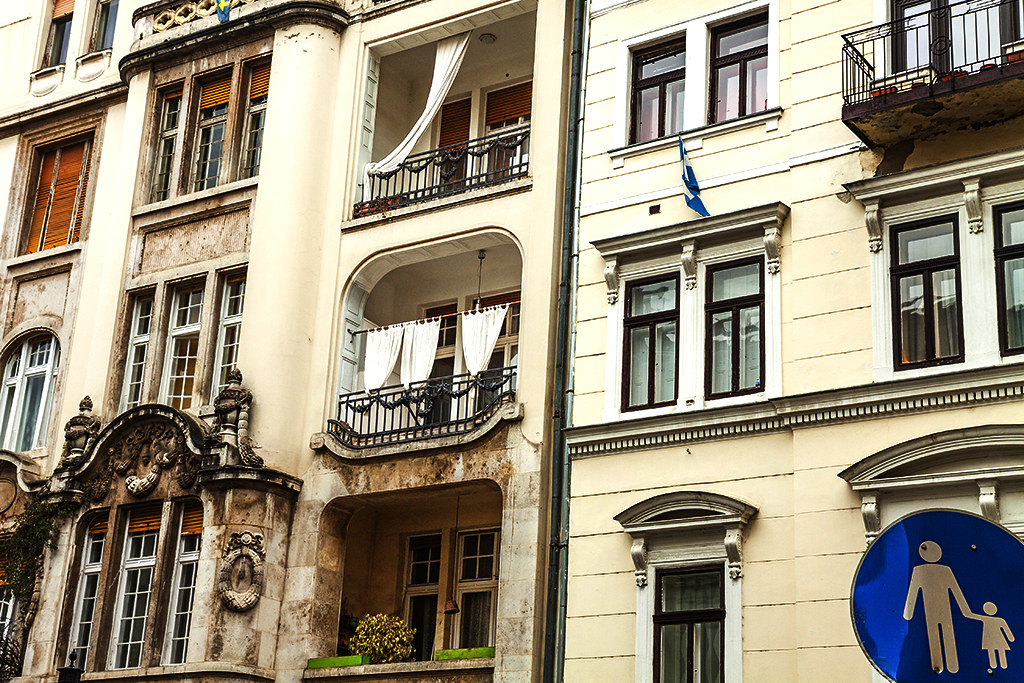 Restored buildings--Budapest