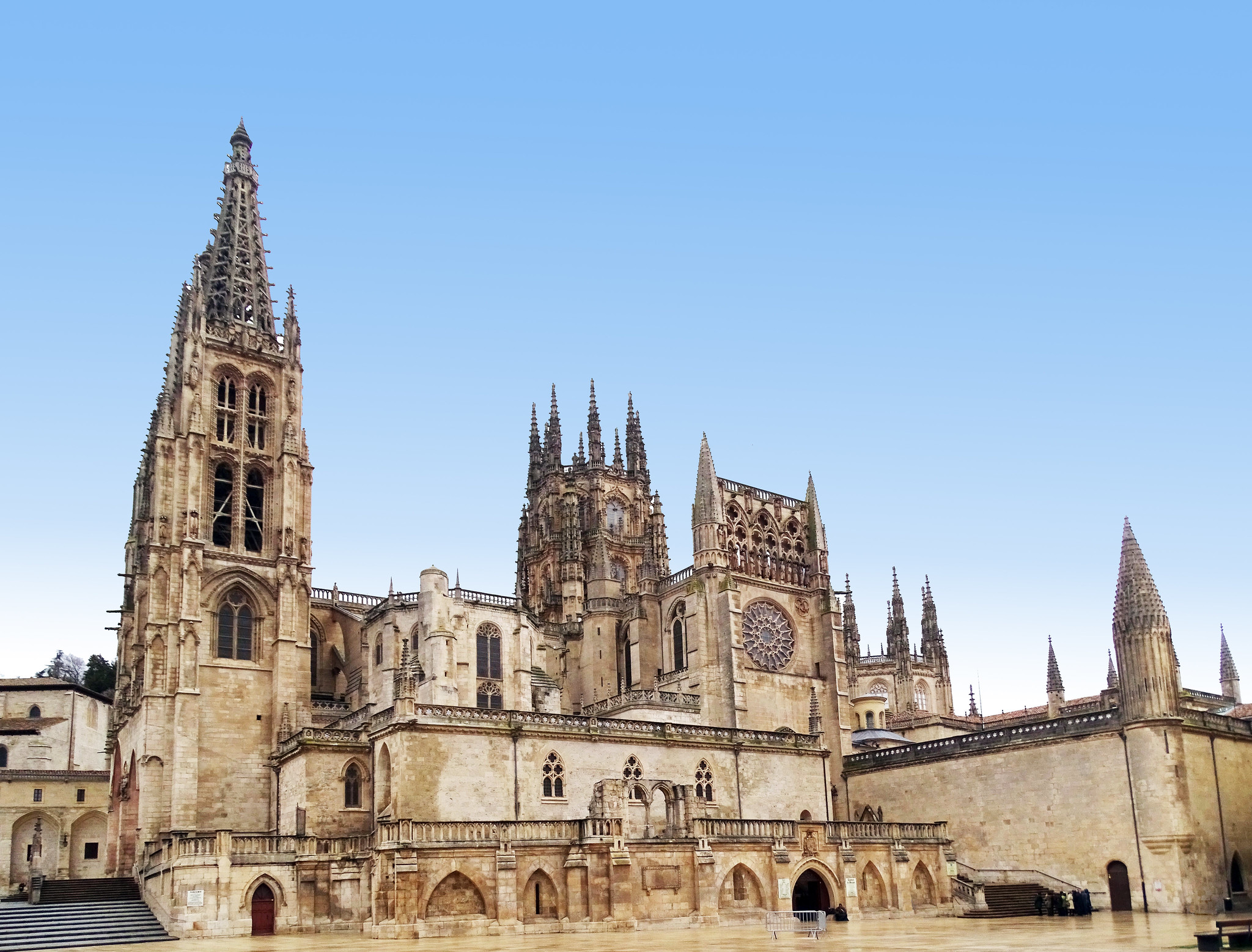fachada sur exterior Catedral de Burgos