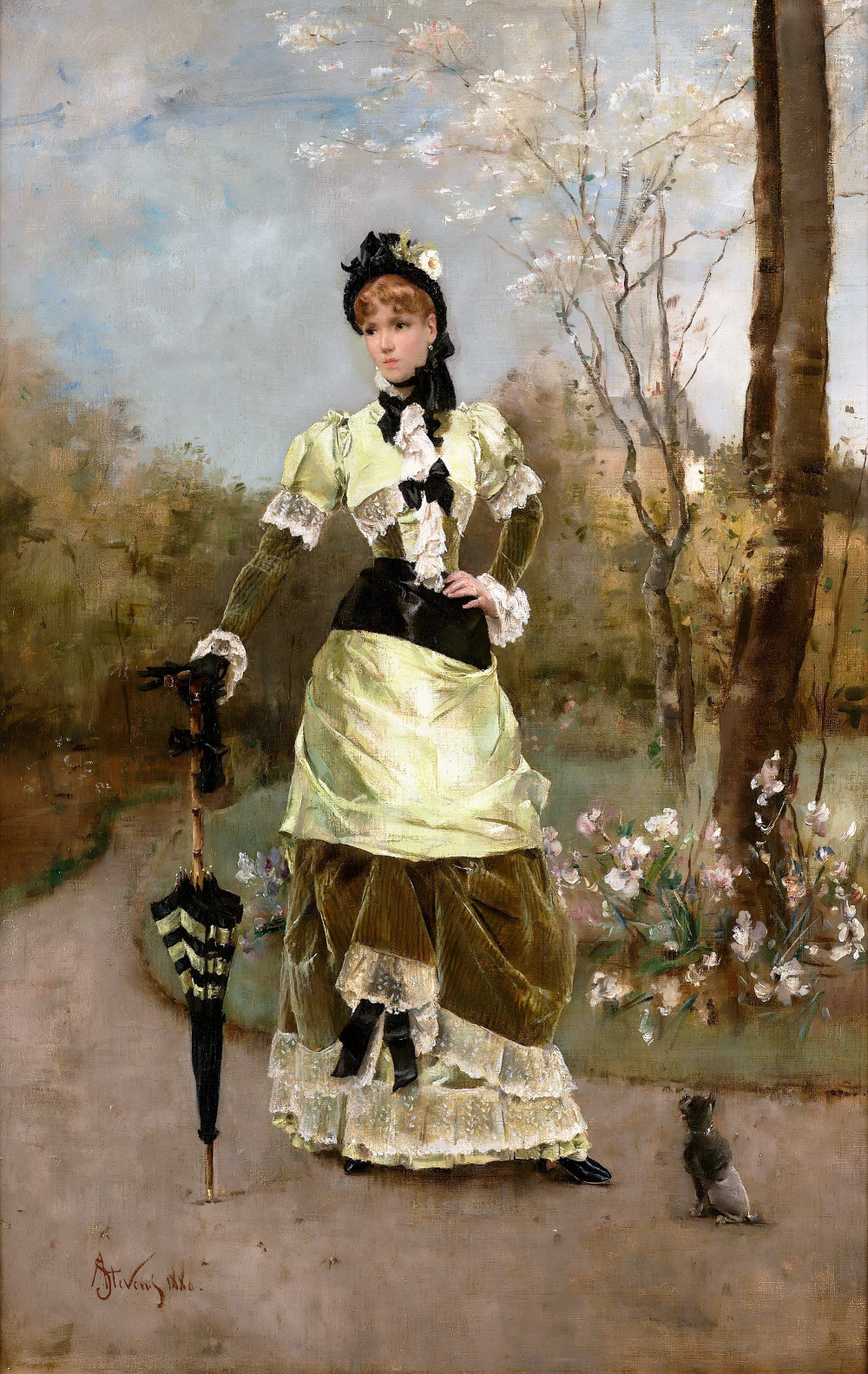 La Parisienne by Alfred Stevens, 1879