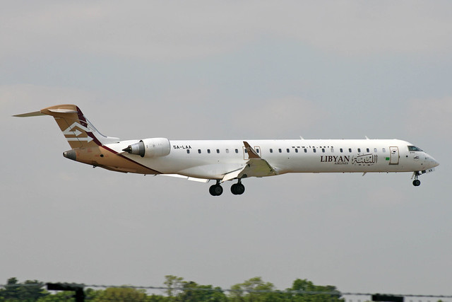 5A-LAA Canadair CRJ-900ER Libyan Arab Airlines