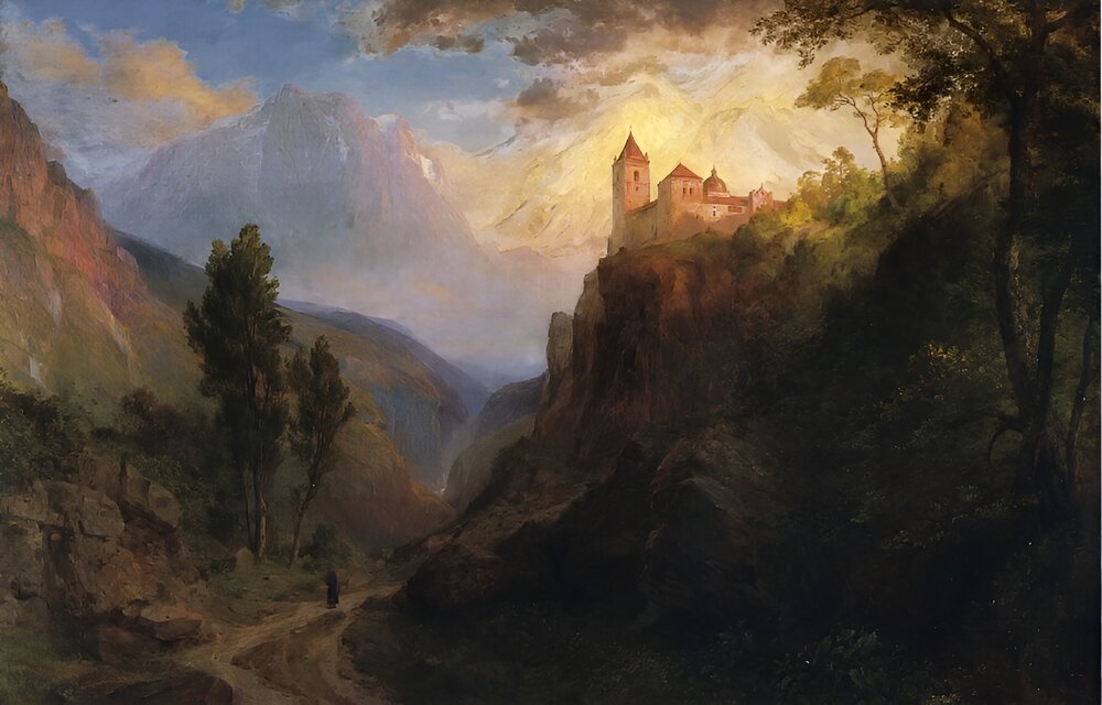The Monastery of San Pedro by Frederic Edwin Church, 1879