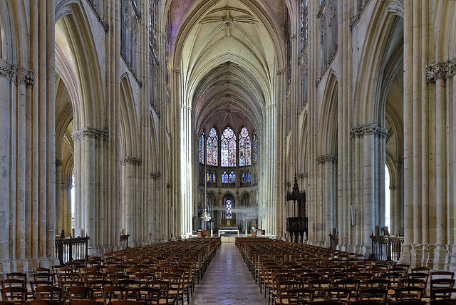 Troyes (Aube) - Cathédrale Saint-Pierre-et-Saint-Paul - Nef