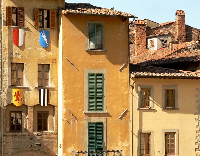 Les façades d'Arezzo