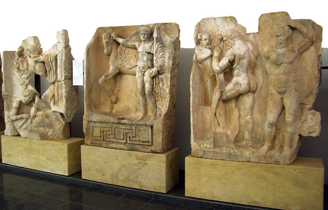 Belerofonte y Pegaso Relieves de Sebasteion Museo de Afrodisias Turquia 71
