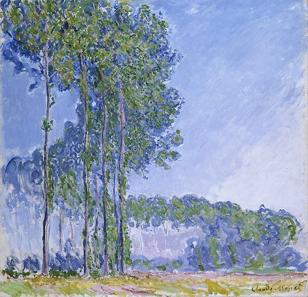 Claude Monet - Die Pappeln - The Poplars - Les Peupliers