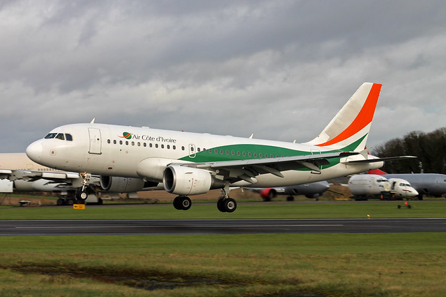 TU-TSN Airbus A-319-112 Air Cote d'Ivoire