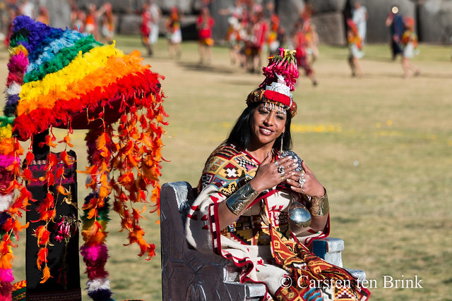 Inti Raymi 2017 - at Sacsayhuaman - the Inca Queen