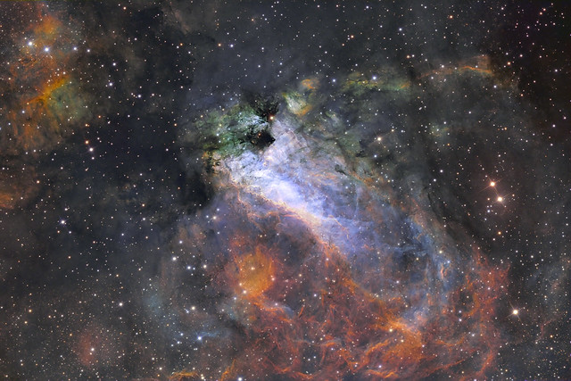 M17 (Swan Nebula) - Narrowband