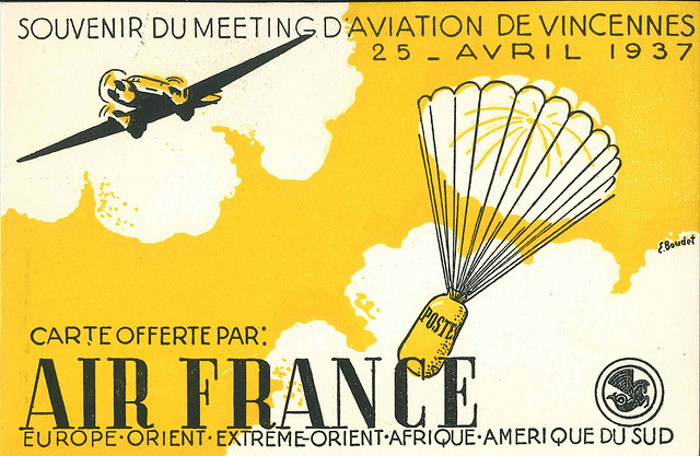 Air France 1937 Vincennes Airshow 