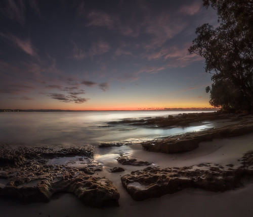 clouds dawn coast australia beaches jervisbay canon7d