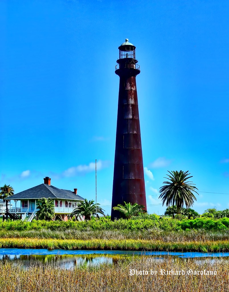 Point Bolivar Lighthouse in Galveston TX