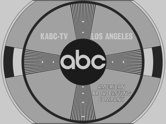 Repro of c.1963 KABC-TV Test Pattern