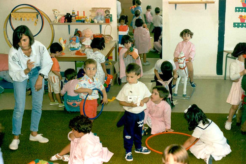 Primer día de clase en el Colegio Artaza