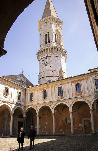 Courtyard of the Abbazia di San Pietro