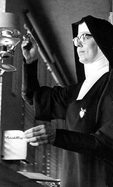 Immaculate Heart Sister of Los Angeles teaching at Pius X High School Downey, CA 1966