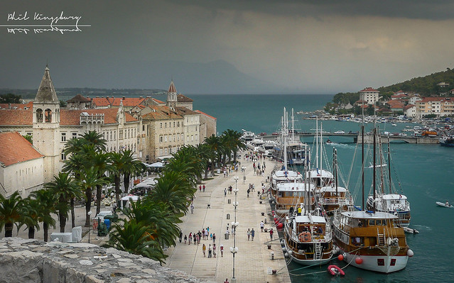Trogir Harbour on the Adriatic, Croatia