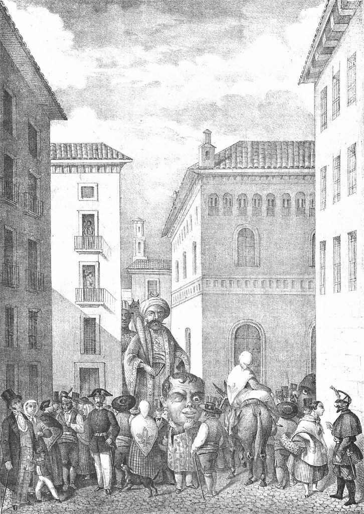 Gigantes y cabezudos 1859 | Dibujo alusivo a las fiestas del… | Flickr