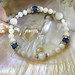 Mother-of-pearl & Kyanite bracelet:sparkles: