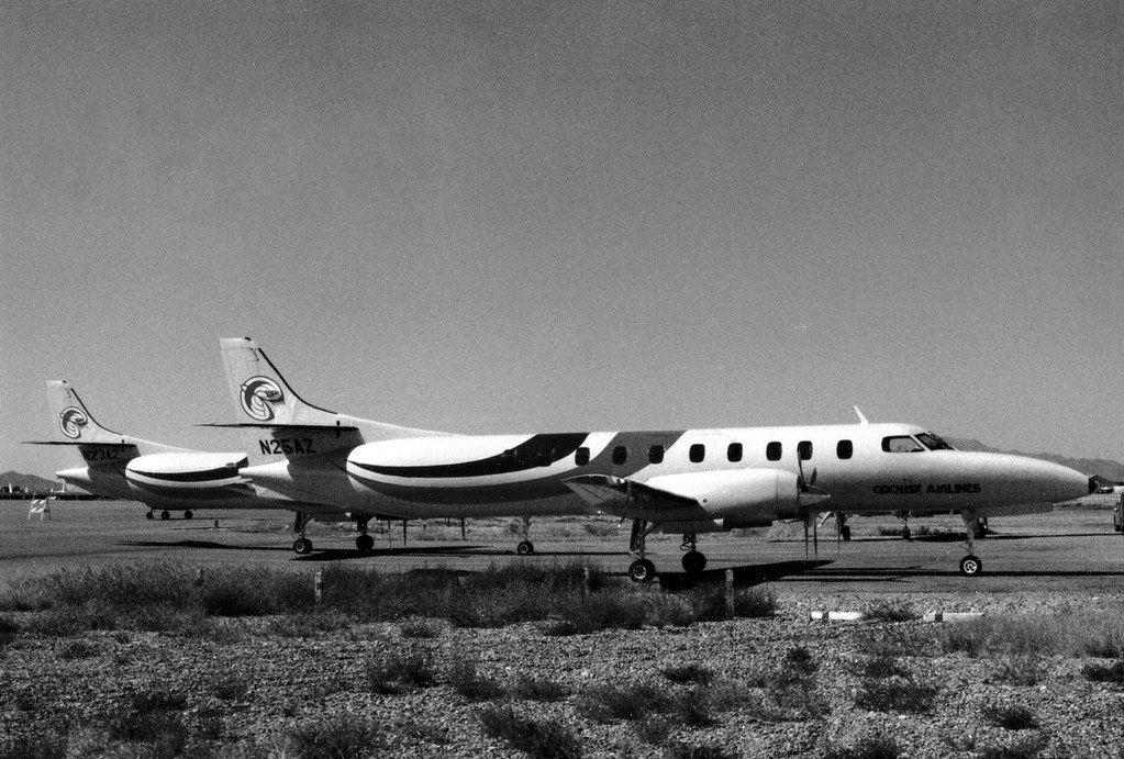 1978 Swearingen SA-226TC Metro II N25AZ c/n TC-266 Cochise Airlines Tucson 15Oct78
