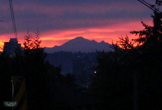 Sunrise over Mount Baker BC18j02 LG