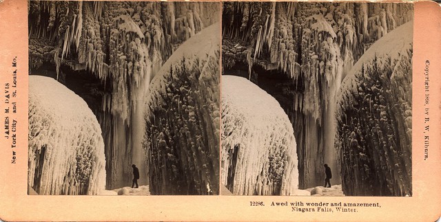 B.W. Kilburn - Awed With Wonder and Amazement, Niagara Falls, Winter, 1898