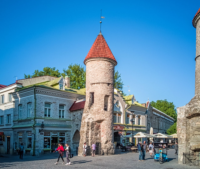 Viru Gate, Tallinn Old Town, Estonia
