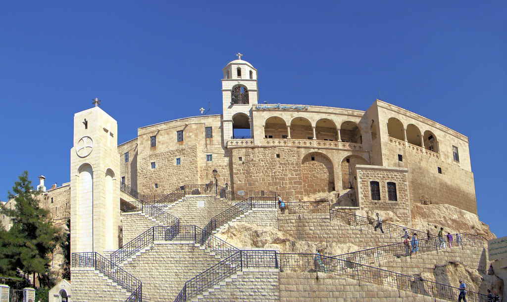 vista exterior del Monasterio Nuestra Señora de Saydnaya Siria 01