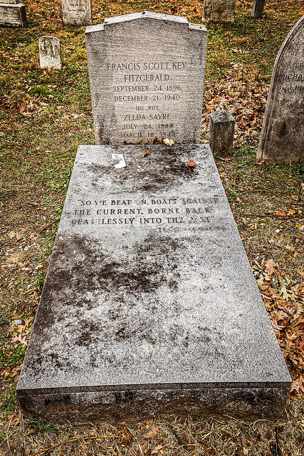Grave of F. Scott Fitzgerald & his wife Zelda