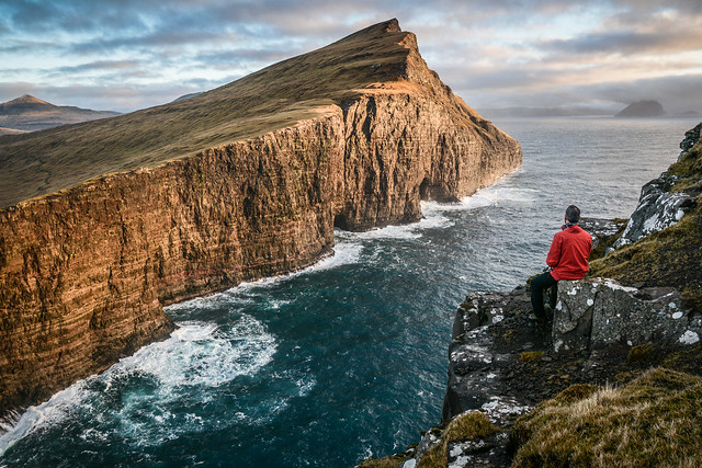 Trælanípa, Vágar, Faroe Islands.
