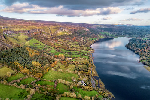 ireland historic history natural gareth wray photography nikon autumn sligo leitrim trinity love knot lough lake glencar tormor hill jim mccabe landscape landmark tourist tourism scenic visit sight irish county donegal atlantic sea view wild way sunset field dji phantom autumnal shed leaves pine needles 4 p4p uav pro professional drone quadcopter aerial tree evergreen miracle famous site attraction 2018 celtic forest cross forestry giant sky grass plants wood waterfall triquetra