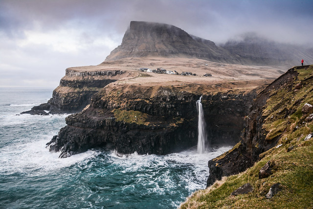Gásadalur, Vágar, Faroe Islands.
