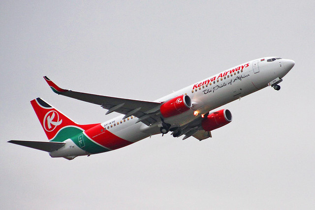 5Y-KYE Boeing 737-8Q8W Kenya Airways MAN 15JAN09