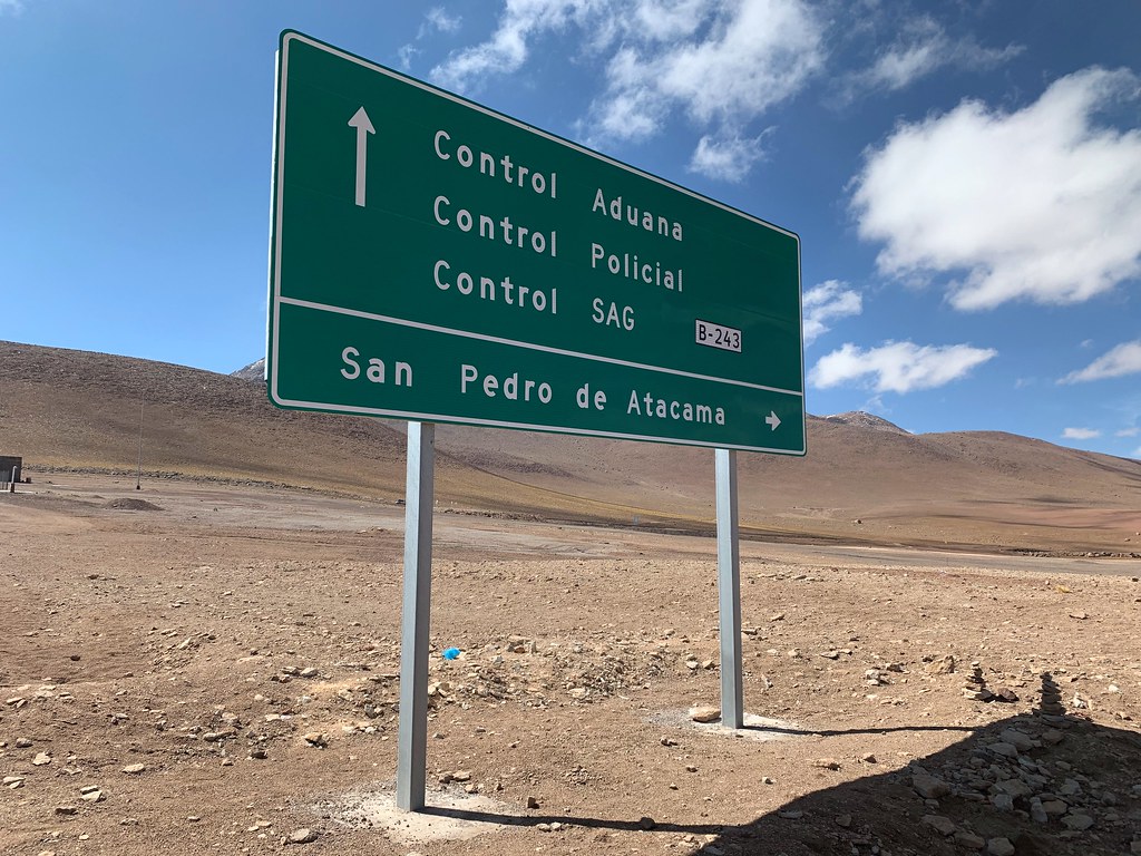 After the Bolivian Immigration at 4,630 meters (15,190.29 feet), Bolivian Highlands (Altiplano Boliviano), Bolivia.