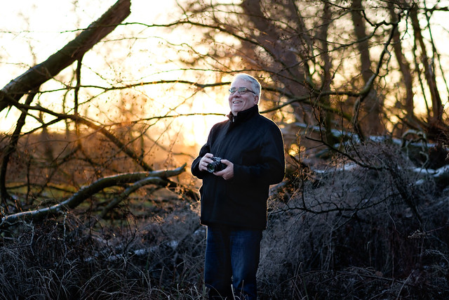 My dad in Hareskoven with his Fuji X-T10 camera