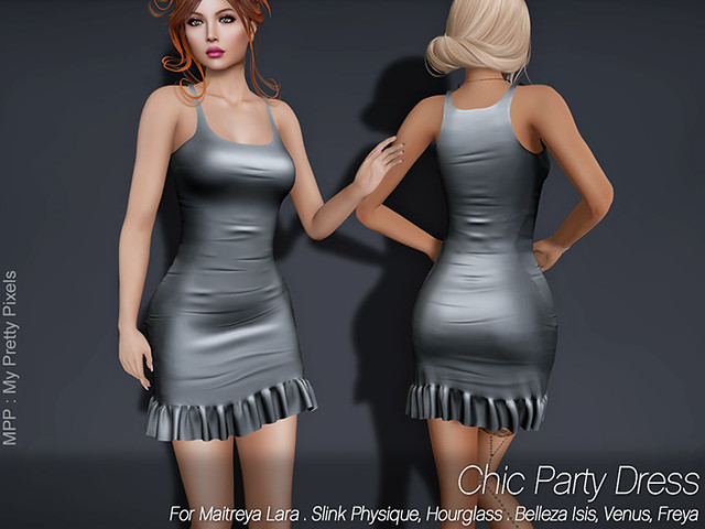 MPP - Chic Party Dress - Silver