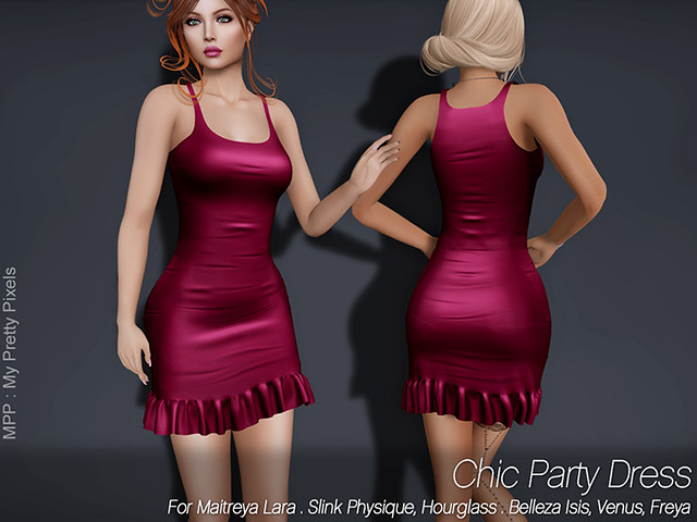 MPP - Chic Party Dress - HotPink