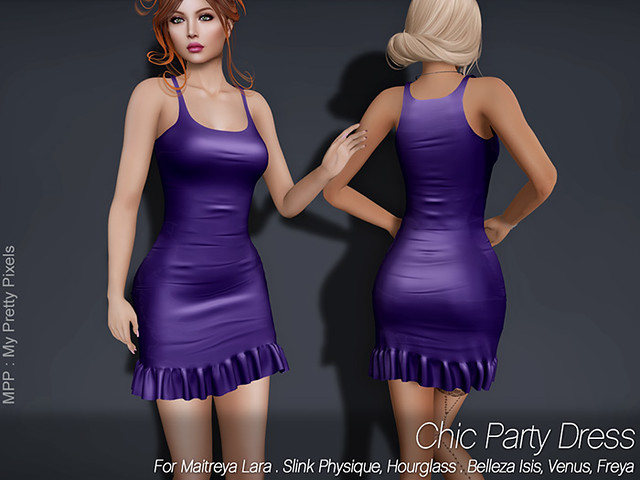MPP - Chic Party Dress - UltraViolet