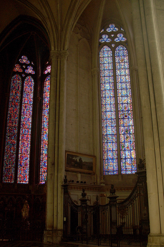 Витражи, Амьенский собор, Амьен, Франция