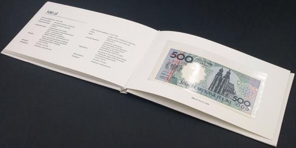 1-500 Zł﻿otych Poľsko 1990, P164-172 9 ks UNC