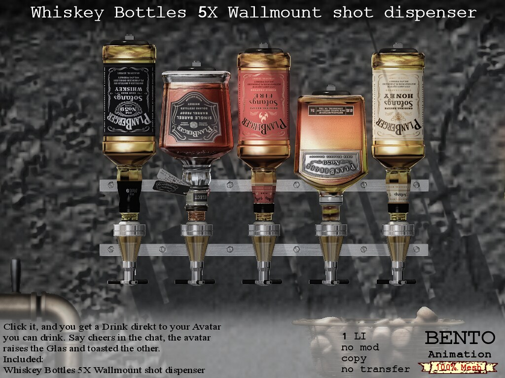 No59 Whiskey X5 Wallmount - TeleportHub.com Live!