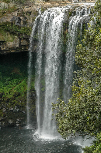 newzealand kerikeri waterfall landscape water