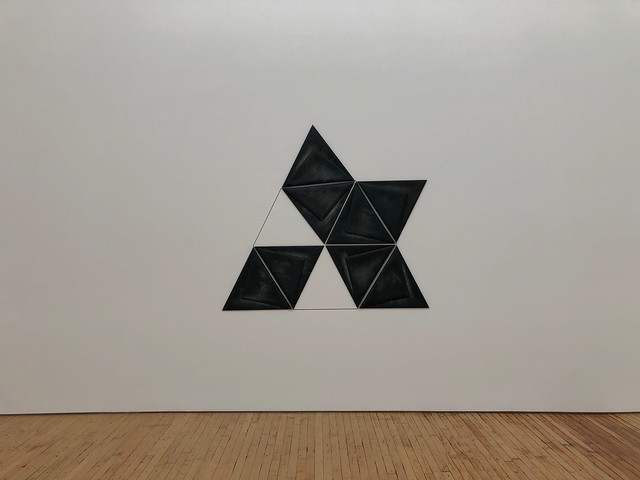 Dorothea Rockburne - Black triangles