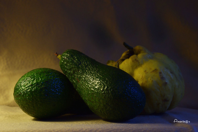 Green and yellow still life