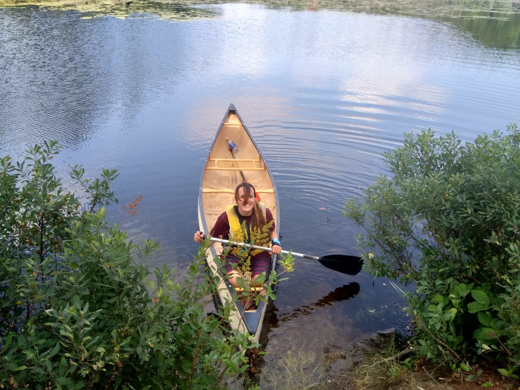 Canoeing on Cache Lake
