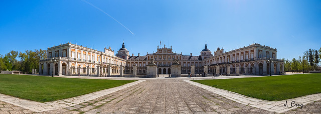Panorámica del Palacio Real de Aranjuez