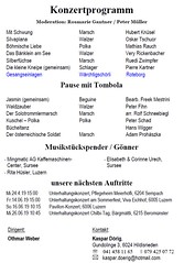 Programm & Presseberichte vom Jubiläumskonzert (13.04.2019)