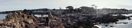pacificgrove monterey california usa loverspoint loverspointpark park rock people sea ocean pacific pacificcoast shore shoreline sun day sky clear outdoors panorama sony a6000 selp1650 1xp raw photomatix hdr qualityhdr qualityhdrphotography fav50