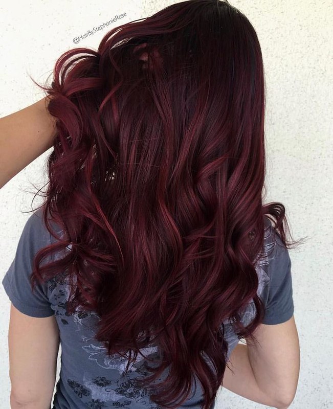 Dark Brown Burgundy Hair Color | via WordPress /2PwVgB… | Flickr