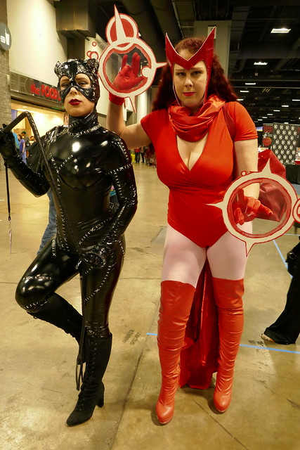Catwoman and Scarlet Witch